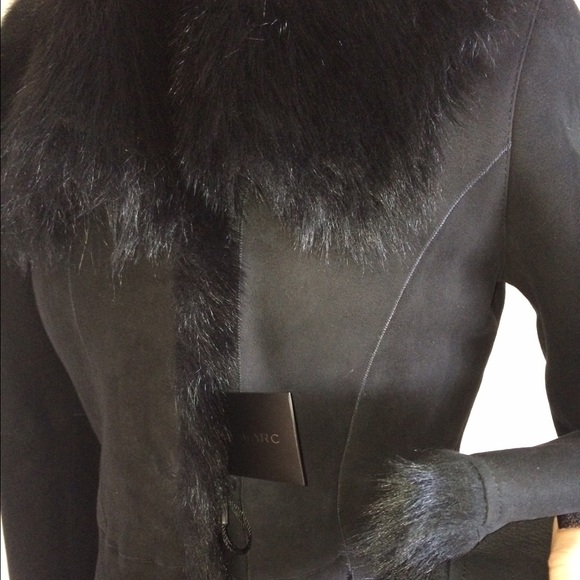 NWT Exquisite Shearling Coat with cool details - Picture 2 of 4