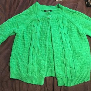 Green Cardigan