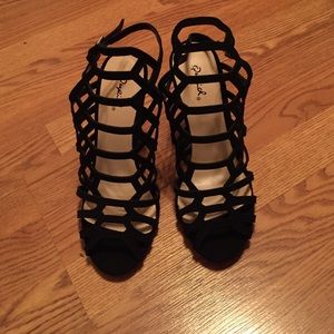 Laddered Strappy Heels