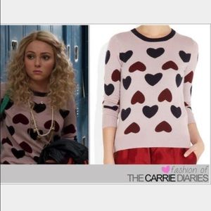 J. Crew Heart Sweater