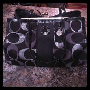 Coach large signature satchel