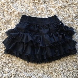 A&F navy blue mini skirt
