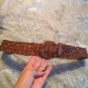 Braided Brown Belt