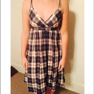 Plaid J Crew dress