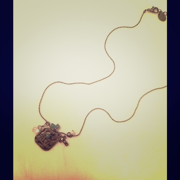 Cute faith necklace