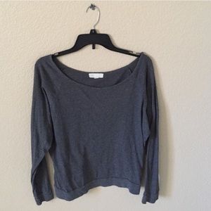 Forever 21 charcoal grey cotton sweater