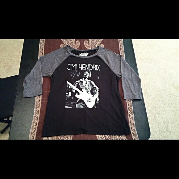 Old Navy Collectables Jimi Hendrix Scoop Neck Tee