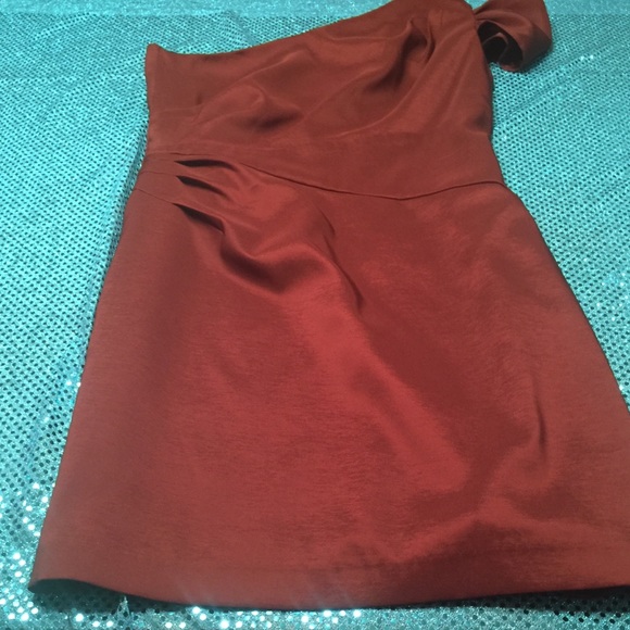 Brown cocktail dress, size large