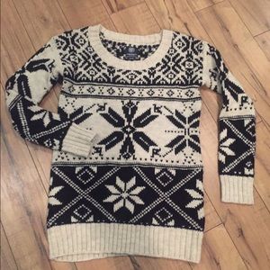 Winter long sweater