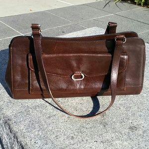 Brown Monsac mini shoulder bag