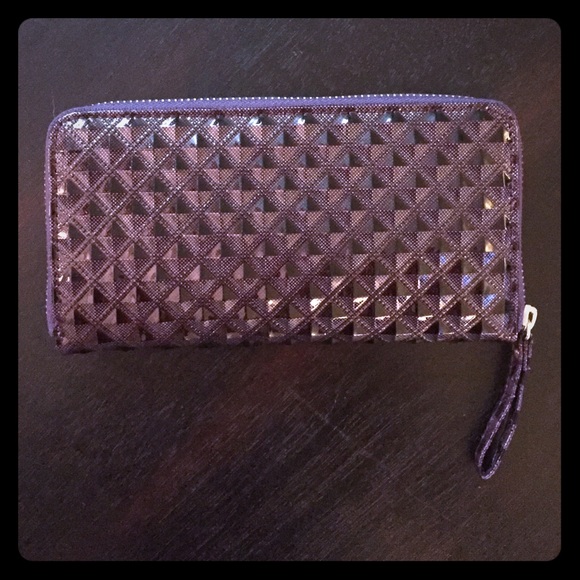 Purple wristlet