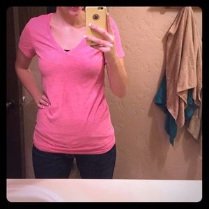 Three Victoria's Secret Pink brand v-neck tees