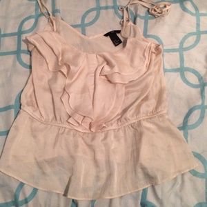 H&M ruffle tank top