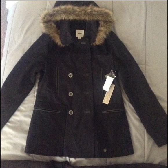 Black women's coat from vans - Picture 2 of 2