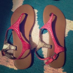 Rhinestone covered sandals