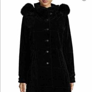 NEW💎Black Velvet Coat