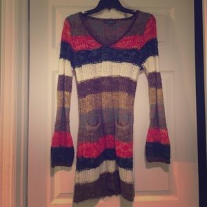 Multicolor Sweater dress