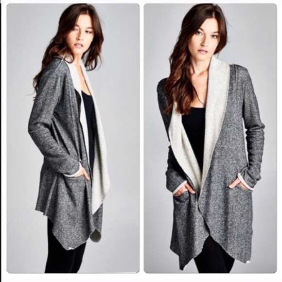 Sweaters - 👏🏻HP👏🏻 French Terry Cardigan, S/M