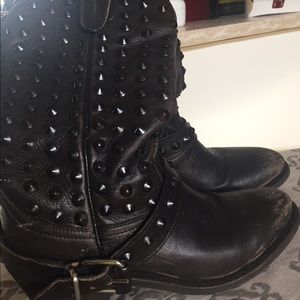 Ash western studded boots
