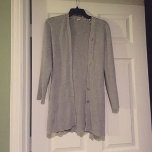 Grey long sweater