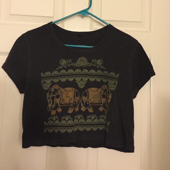 Elephant crop top