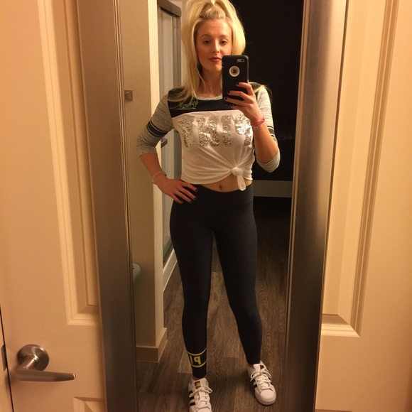 PINK Victoria's Secret Pants - Victoria's Secret pink yogas  and shirt set