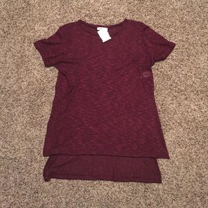 Women's Slinky Maroon Top
