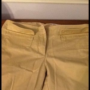 Tan cropped pants