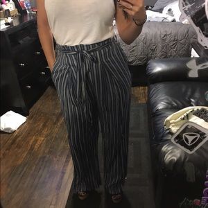 Forever 21 Striped Palazzo Pants