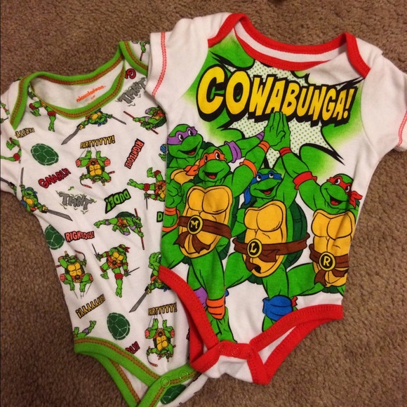 Ninja turtle onesies