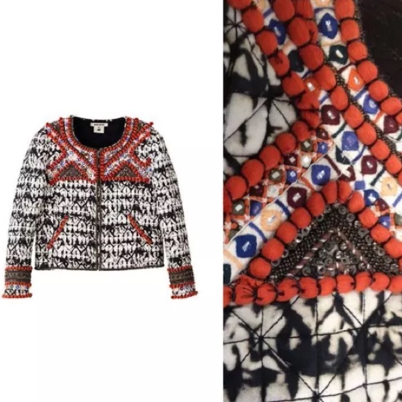 ❤️ Isabel Marant x H&M Beaded Jacket - NWT ❤️ - Picture 2 of 2