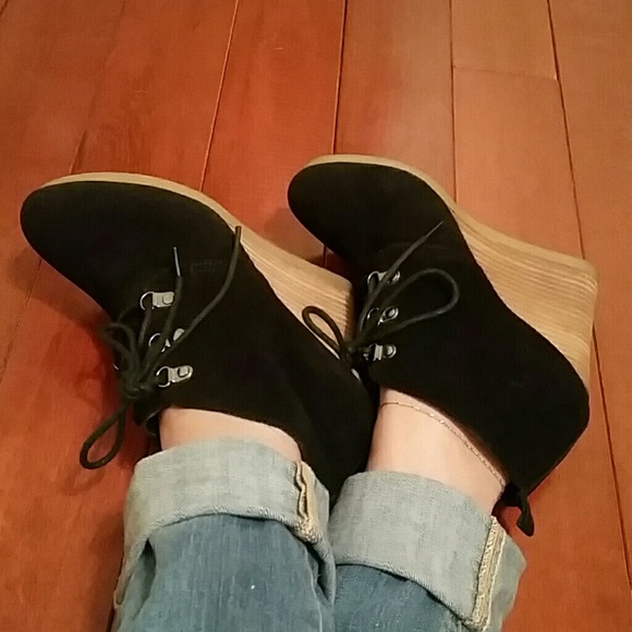 low cut wedges boots - Picture 3 of 4