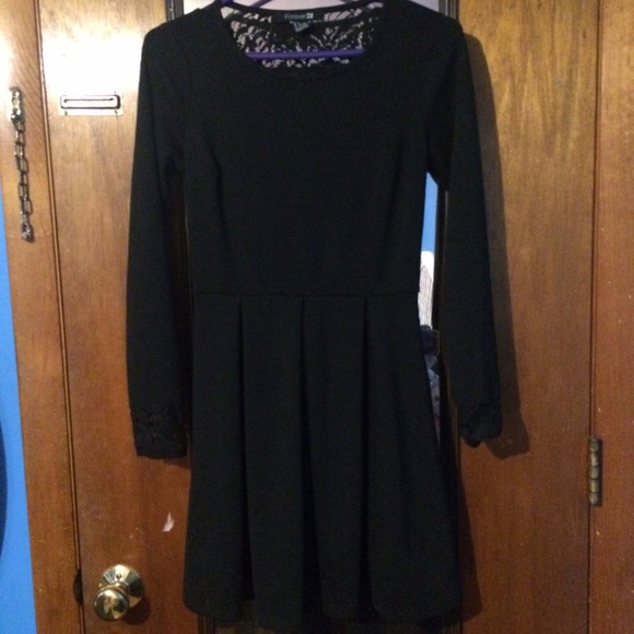 Long sleeve skater dress