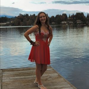 Gorgeous red homecoming dress