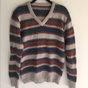 FOR SALE ON ETSY - Vintage Fall Striped Sweater