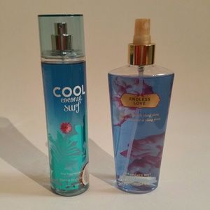 Never used body sprays