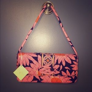 NWT Vera Bradley Clutch (with shoulder strap)
