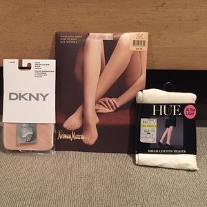 NWT: (3) pairs -assorted panty hose.