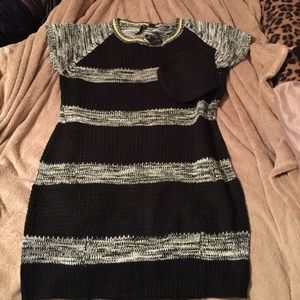 Black and grey dress