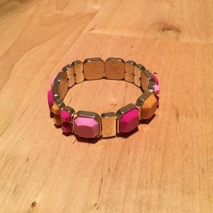 pink and orange Vera Bradley bracelet