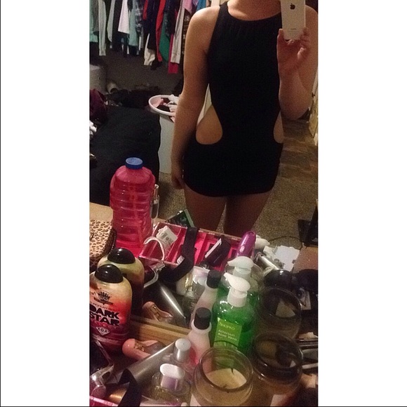 Dress w/ Cut Off Sides.
