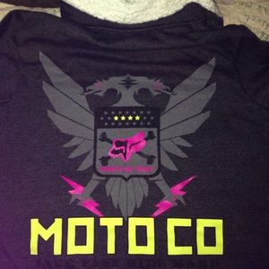 Fox racing sweatshirt jacket size large