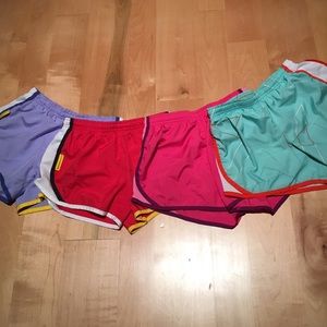 bundle of four pairs of Nike shorts