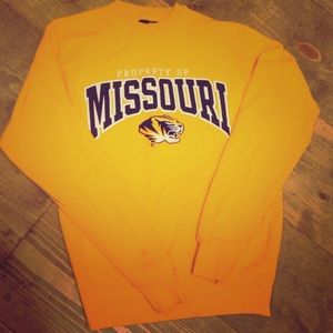 University of Missouri embroidered sweatshirt