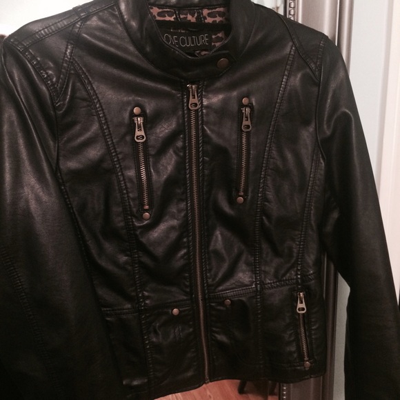 Leather jacket