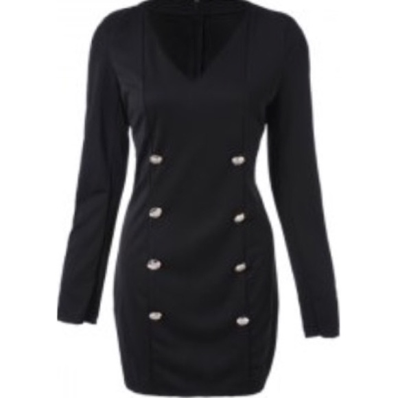 Black long sleeved dress💋