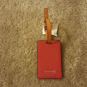 Coach luggage tag