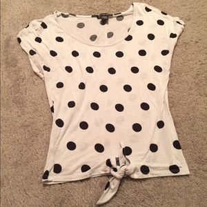 Polka dot top
