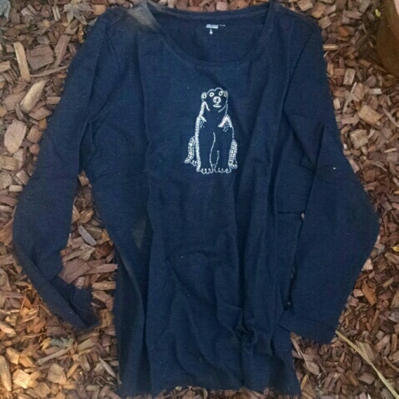 ONE LEFT.  Coldwater Creek Polar Bear  Tee - Picture 1 of 4