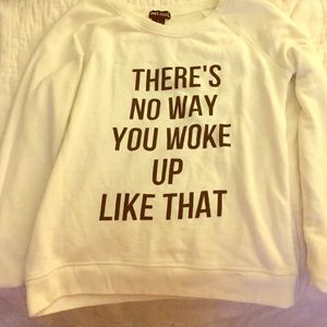 White crewneck